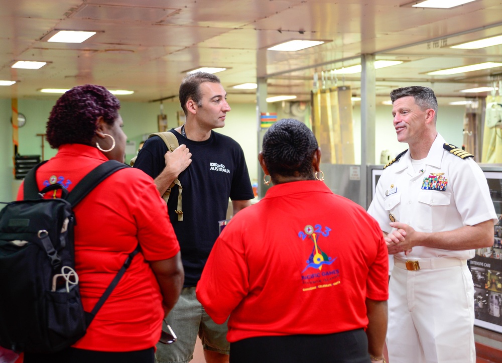 Pacific Partnership 2024-1: USNS Mercy Media Availability in Solomon Islands