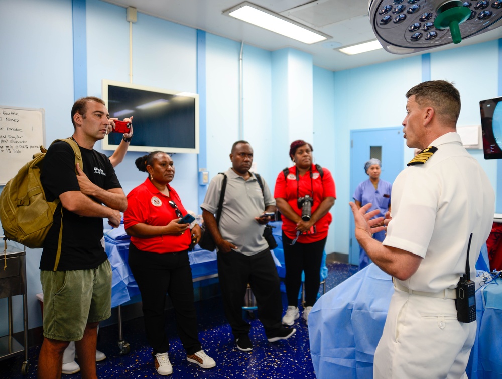 Pacific Partnership 2024-1: USNS Mercy Media Availability in Solomon Islands