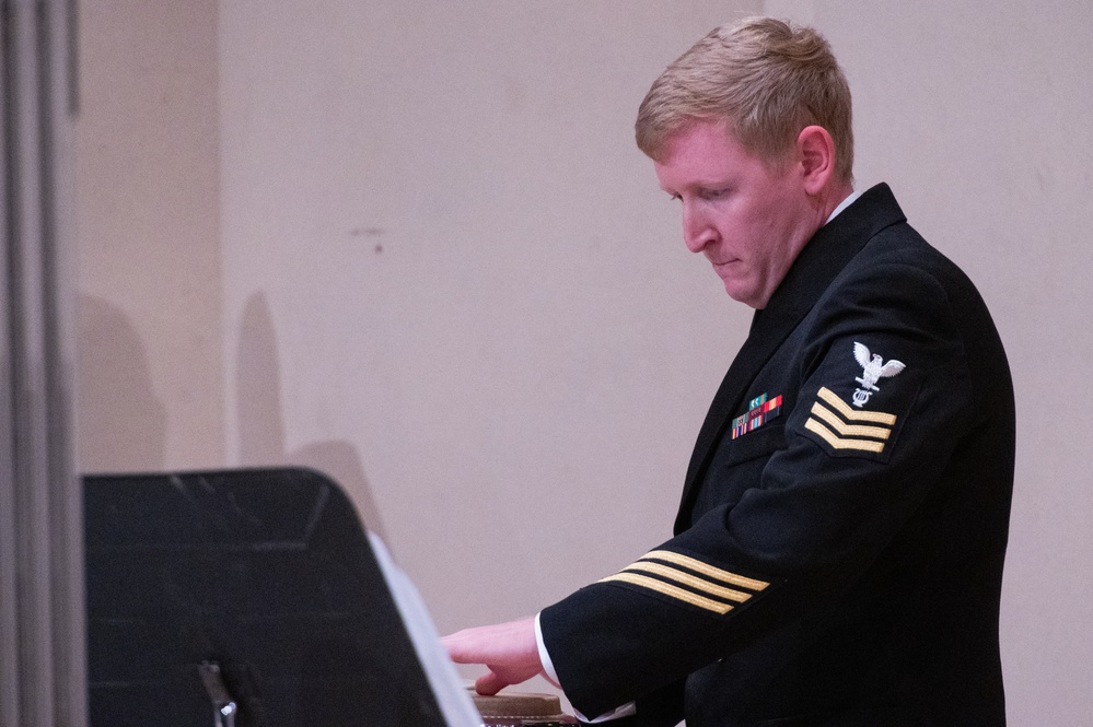 The United States Navy Band Sea Chanters perform at the Inaugural Diversity in Music Summit