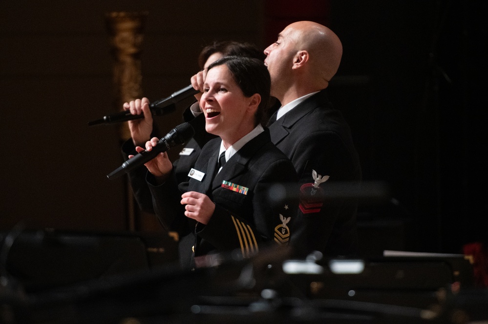 The United States Navy Band Sea Chanters perform at the Inaugural Diversity in Music Summit