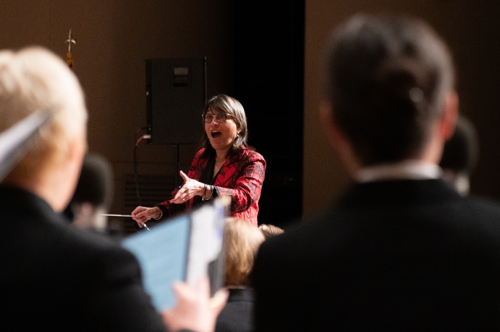 The United States Navy Band Sea Chanters perform at the Inaugural Diversity in Music Summit