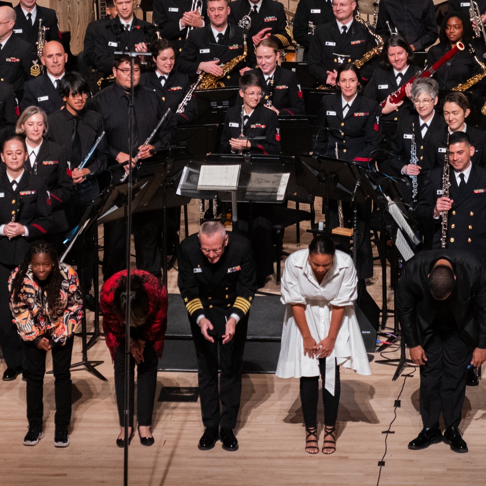The United States Navy Concert Band perform at the Inaugural Diversity in Music Summit