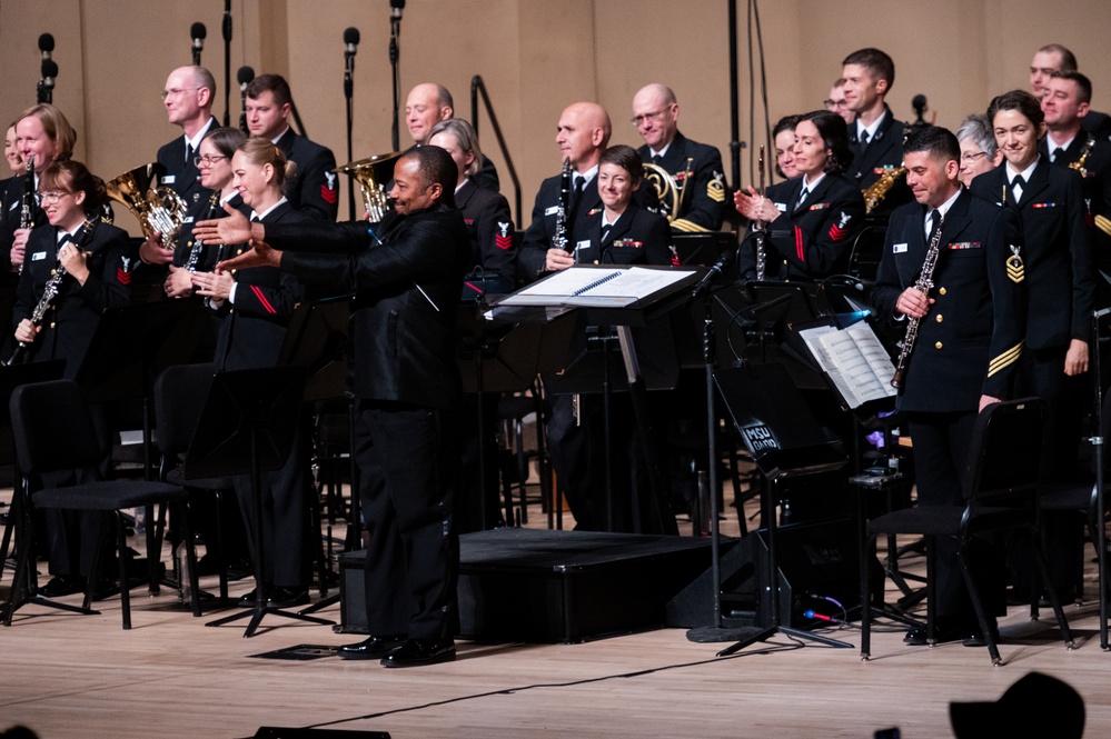 The United States Navy Concert Band perform at the Inaugural Diversity in Music Summit