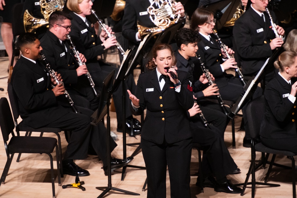 The United States Navy Concert Band perform at the Inaugural Diversity in Music Summit