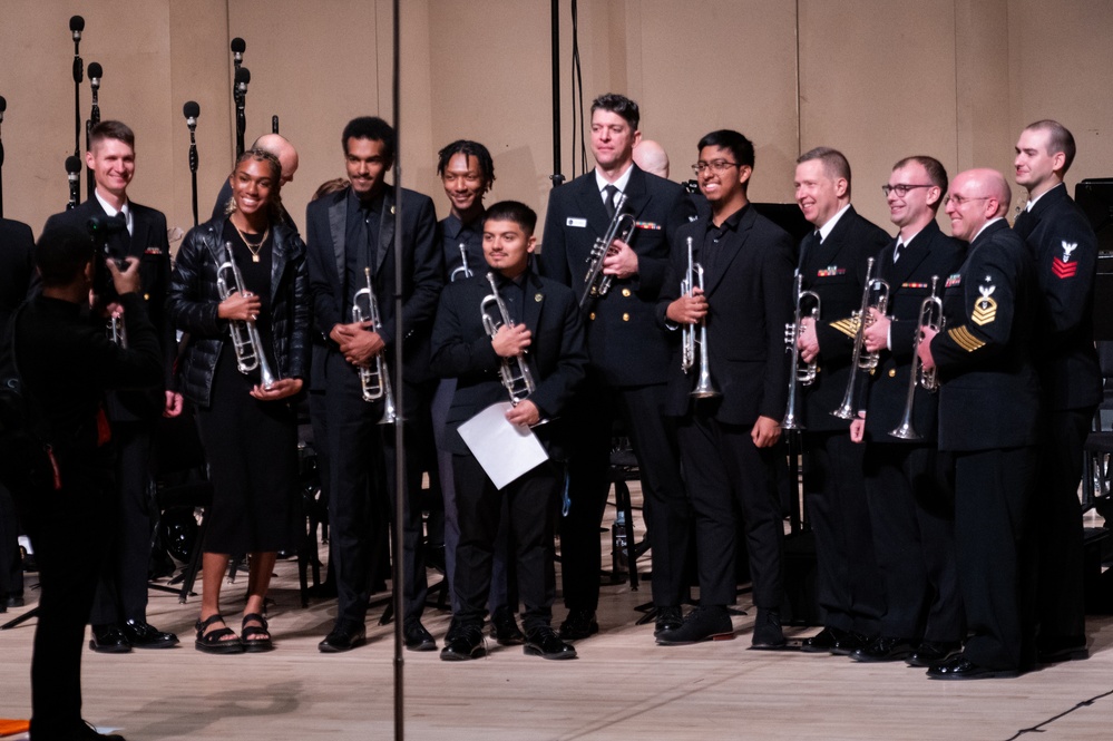 The United States Navy Concert Band perform at the Inaugural Diversity in Music Summit
