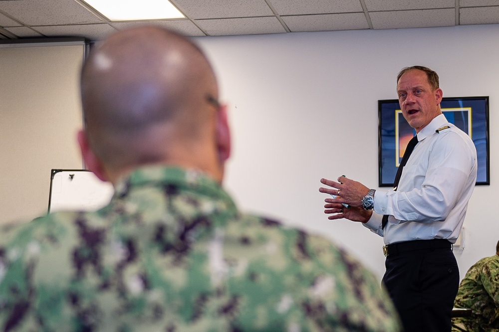 Rear Adm. Nowakowski Visits NRC Alameda