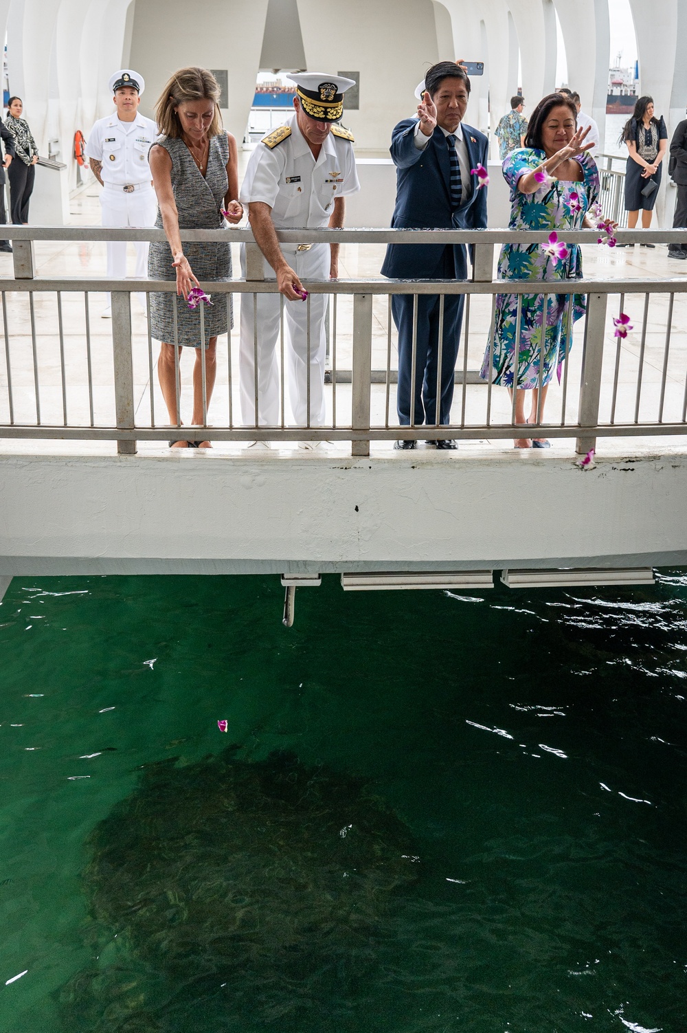 Philippine President R. Marcos Jr. Visits USS Arizona Memorial