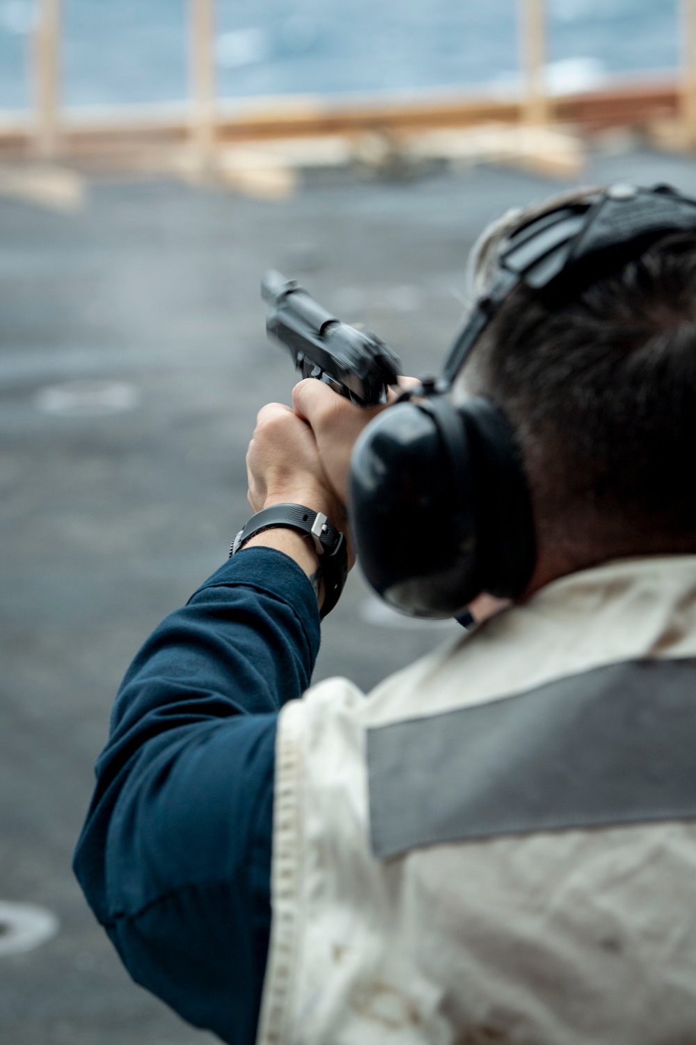 USS Carl Vinson Conducts a Live Fire Exercise