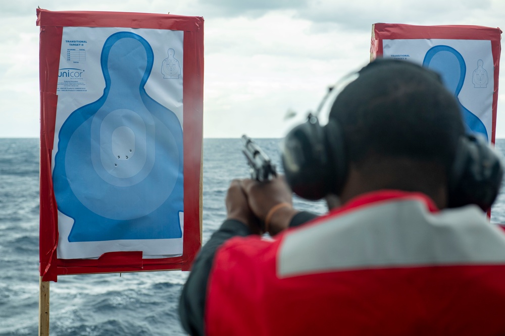USS Carl Vinson (CVN 70) Conducts a Live Fire Exercise