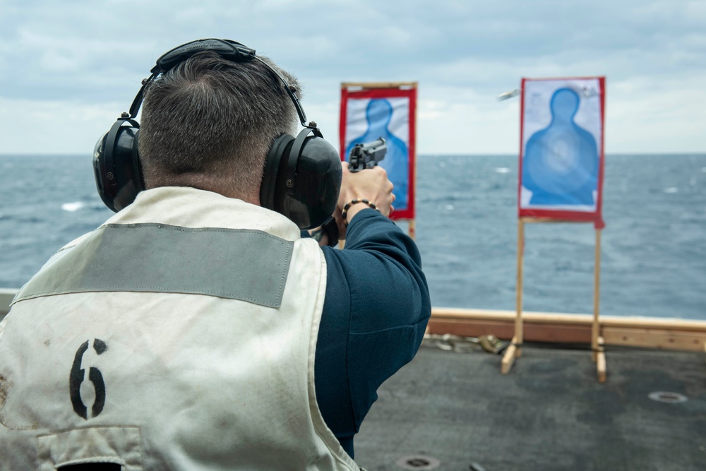 USS Carl Vinson (CVN 70) Conducts a Live Fire Exercise