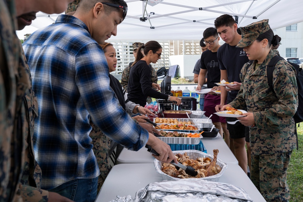 Camp Courtney hosts Thanksgiving at the Barracks