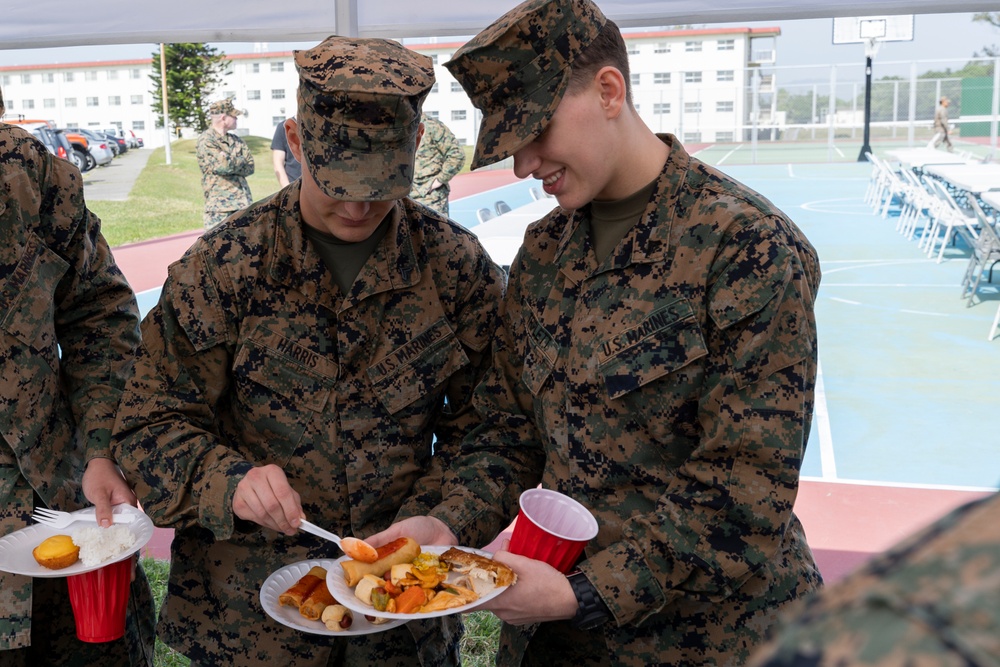 Camp Courtney hosts Thanksgiving at the Barracks