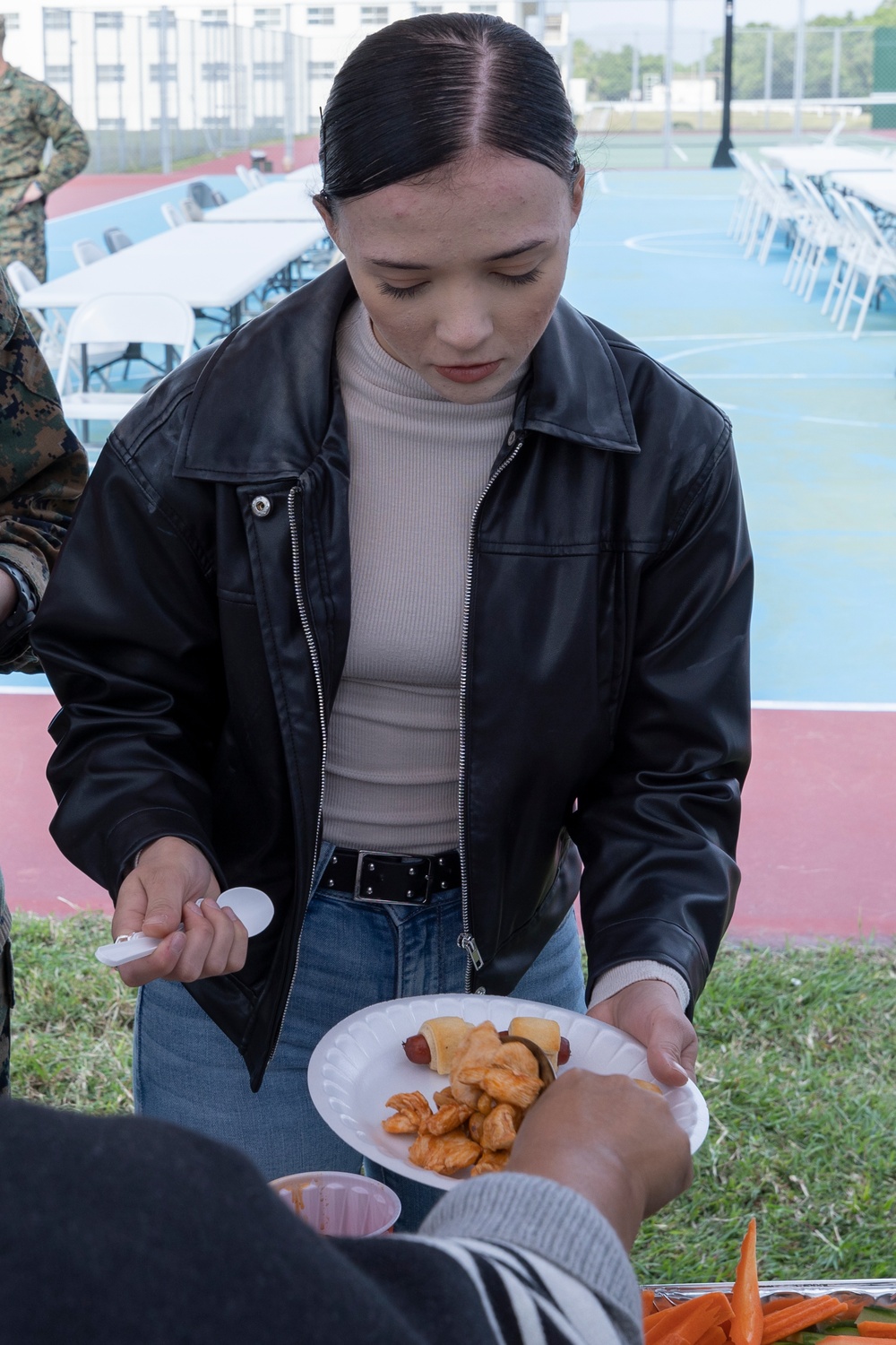 Camp Courtney hosts Thanksgiving at the Barracks