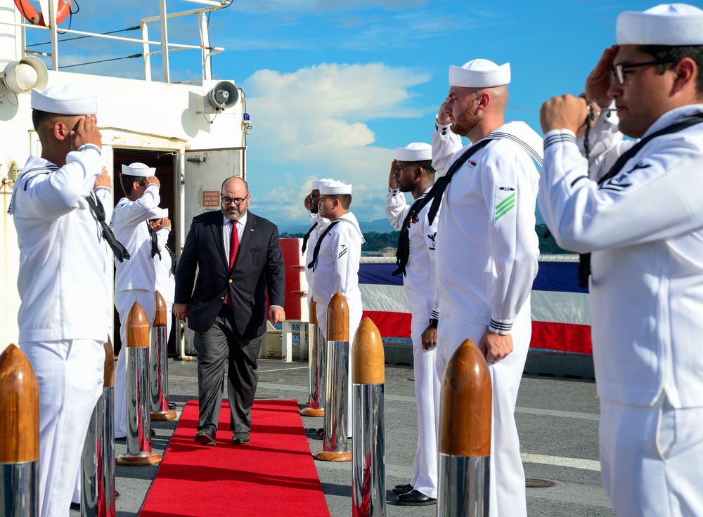 Pacific Partnership 2024-1: Opening Ceremony aboard USNS Mercy