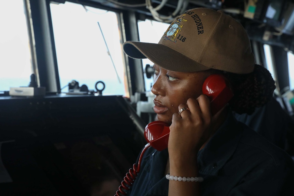 USS Thomas Hudner Conducts Flight Operations