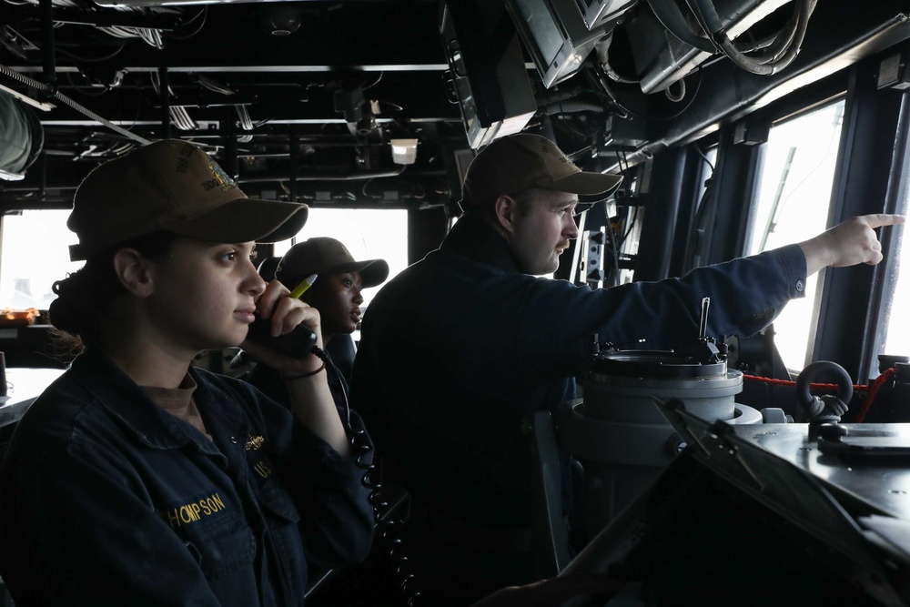 USS Thomas Hudner Conducts Flight Operations