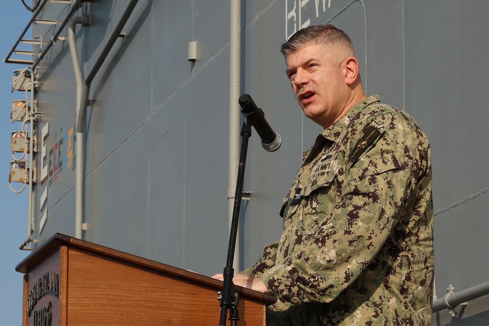 USS Bataan &amp; MEU(SOC) Celebrate 248th U.S. Marine Corps birthday