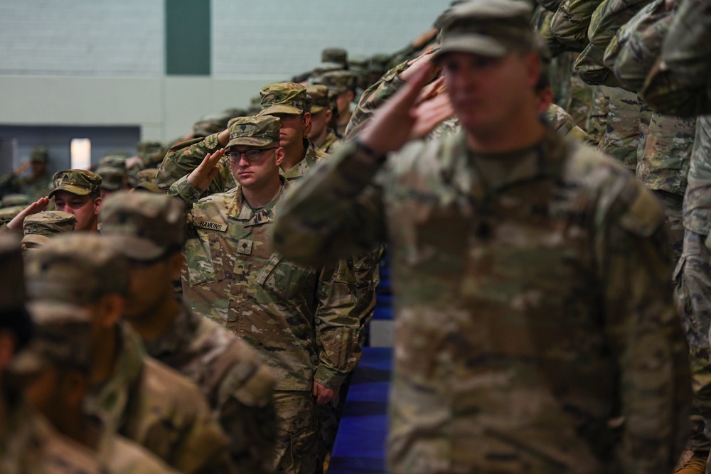Transfer of Authority ceremony at Grafenwoehr