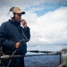 USS Hopper (DDG 70) Sailors Stands Watch in the Pacific Ocean