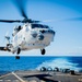 USS Hopper (DDG 70) Sailors Conduct Flight Quarters for Japanese Helicopter in the Pacific Ocean