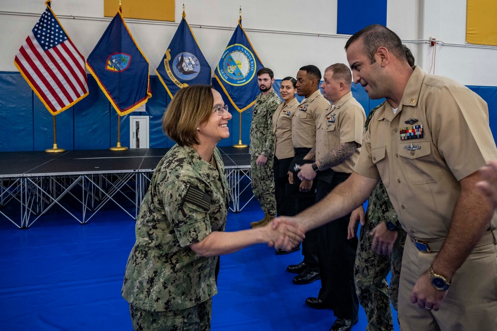 CNO and MCPON Visit Guam