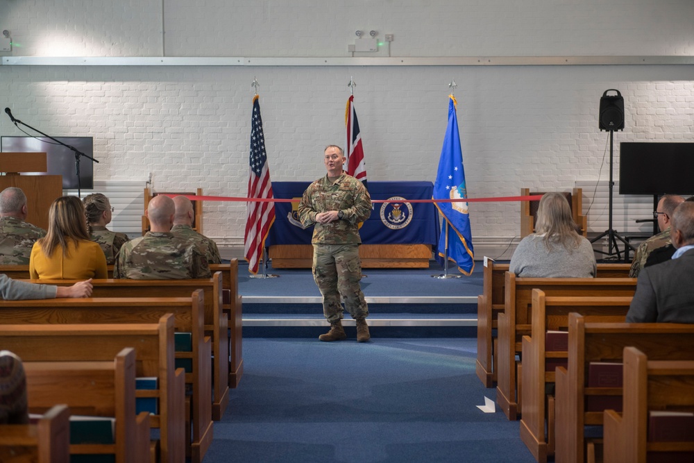 Pathfinders open new chapel at RAF Fairford