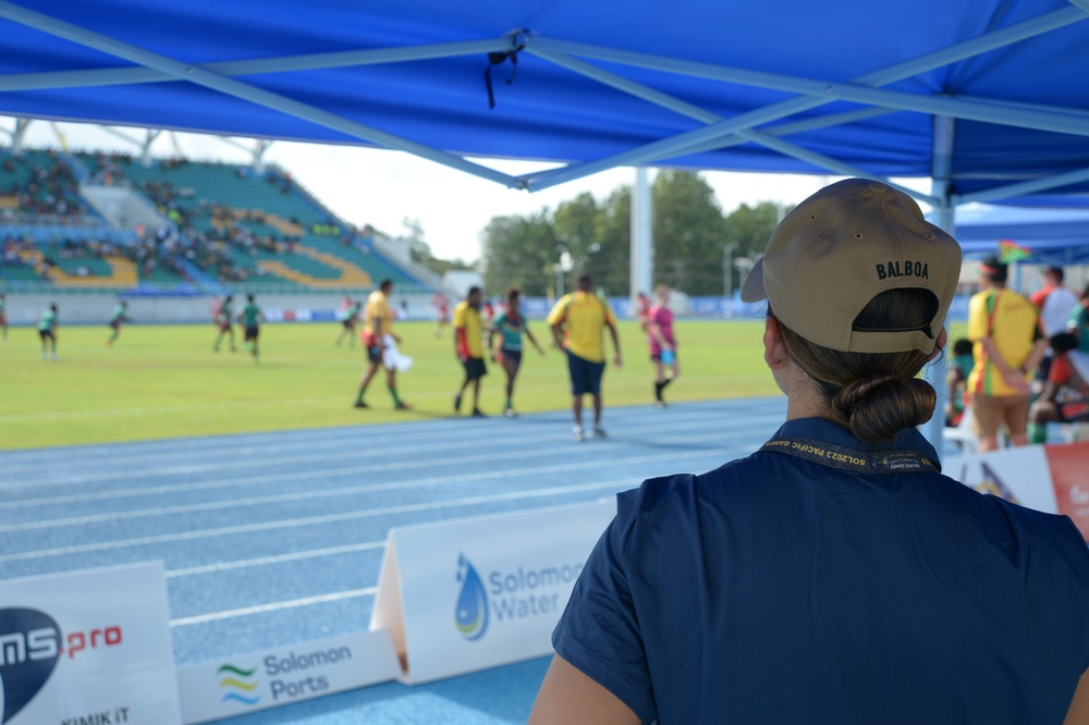 Pacific Partnership 2024-1: U.S. Navy Sailors Support 2023 Pacific Games Nov. 20