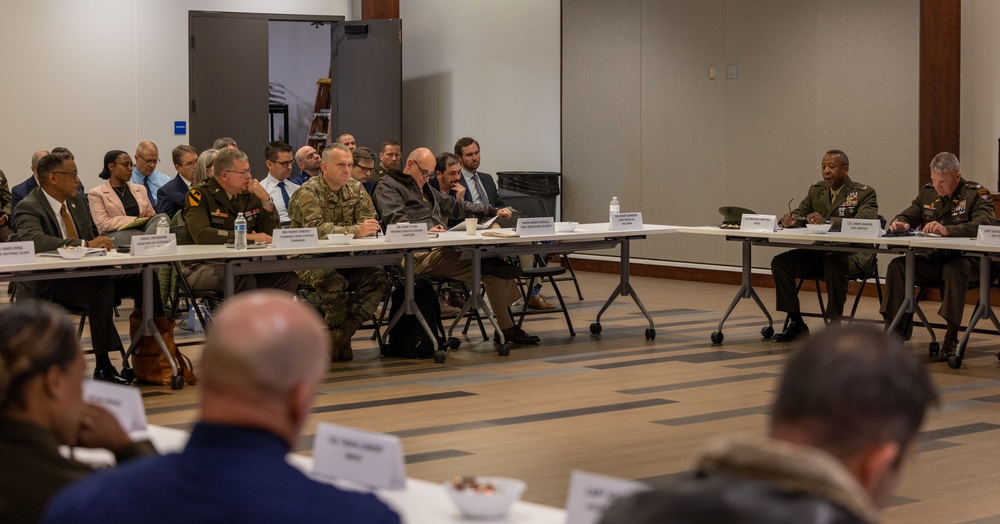 Marine Corps Base Quantico Commander attends Virginia Military Advisory Council Meeting