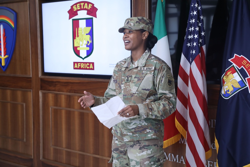 SETAF-AF Signal directorate hosts promotion ceremony