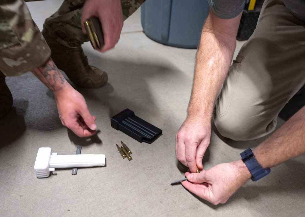 A Viper Innovation Cell and CATM Collab - Shaw AFB Implements 3-D Printed M-4 Magazine Speed Loading Ram