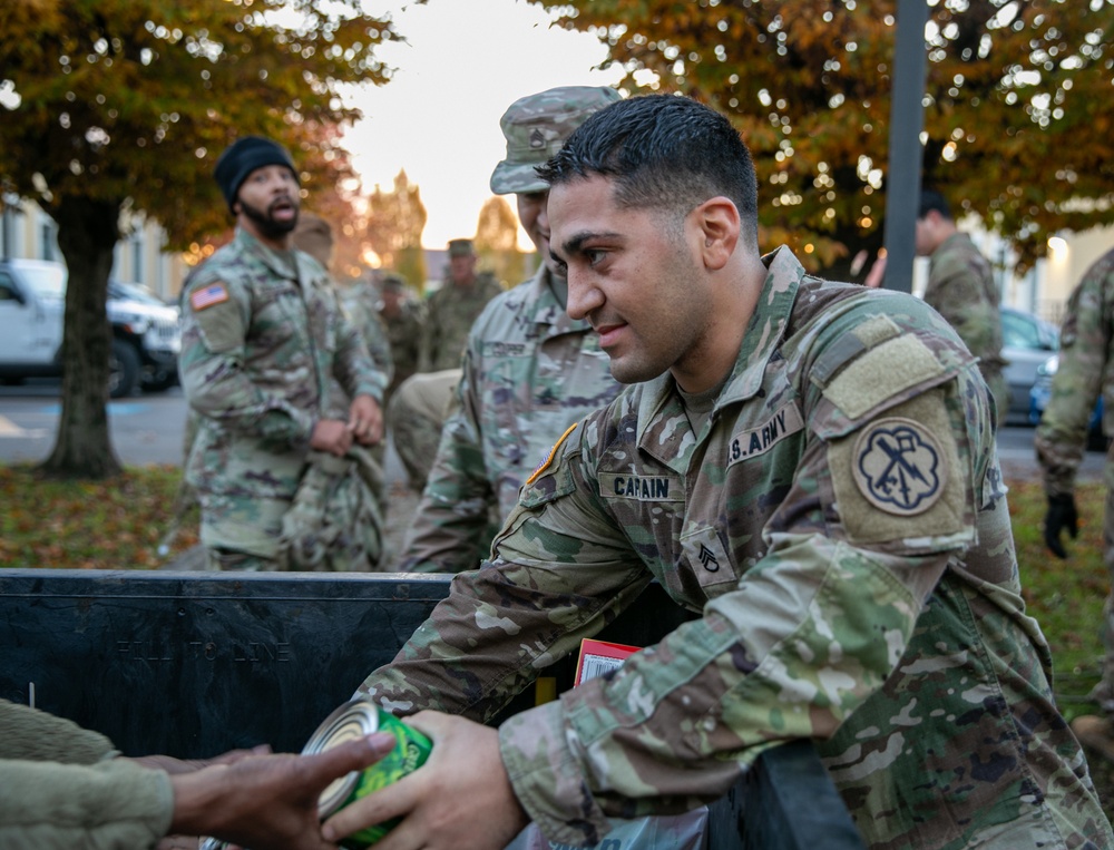 Ruck march for the holidays