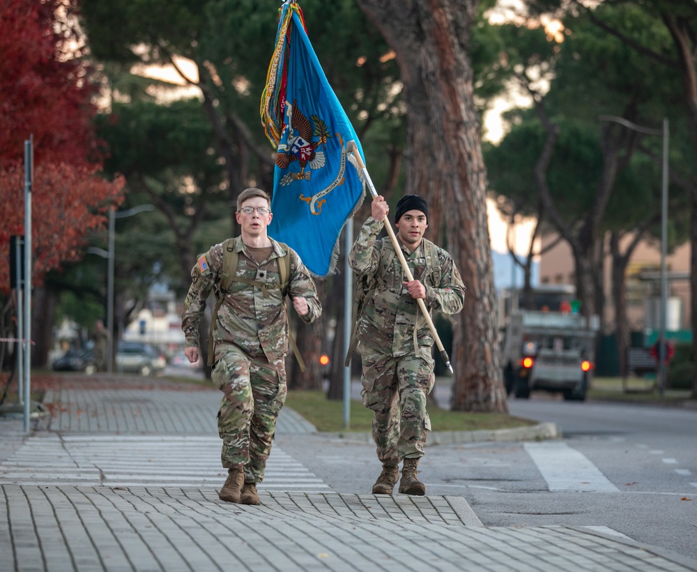 Ruck march for the holidays