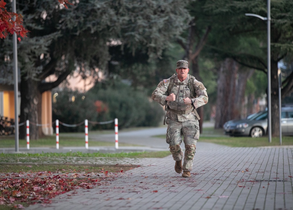 Ruck march for the holidays