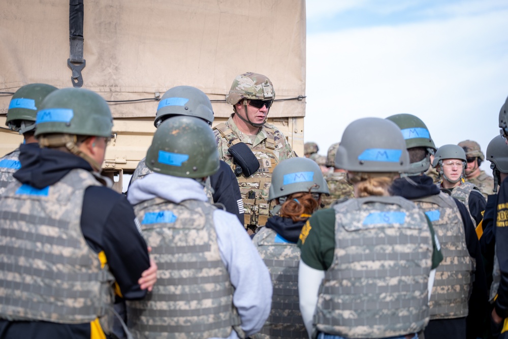 MacArthur Senior High School JROTC cadets visit Fort Sill for hands-on Army experience