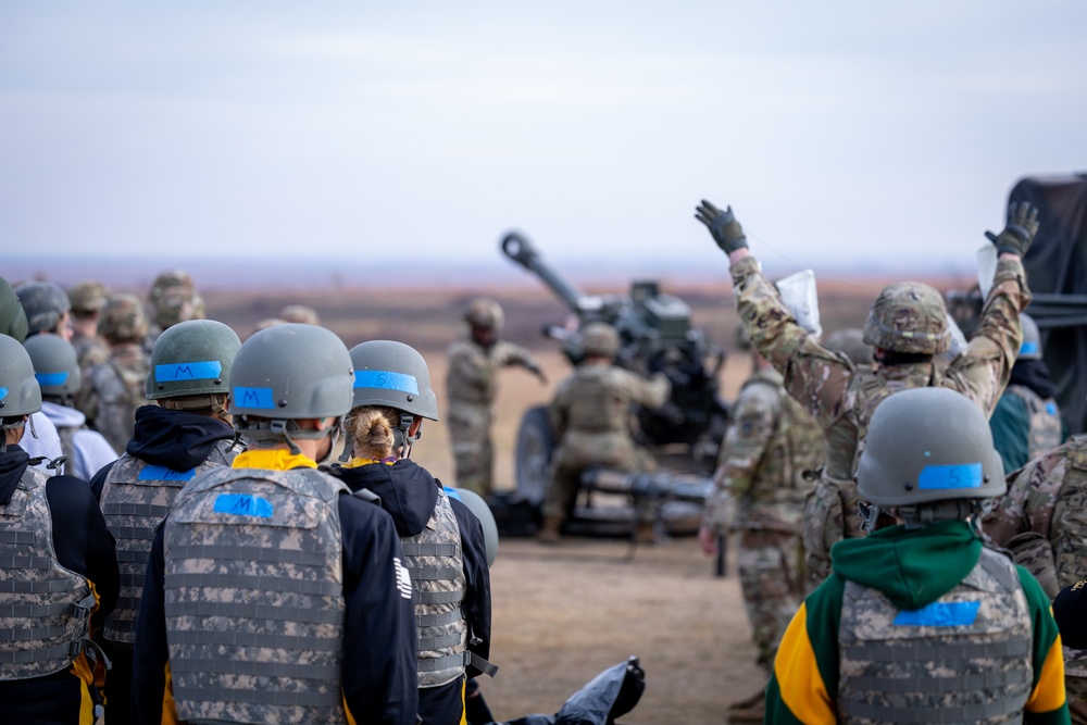 MacArthur Senior High School JROTC cadets visit Fort Sill for hands-on Army experience