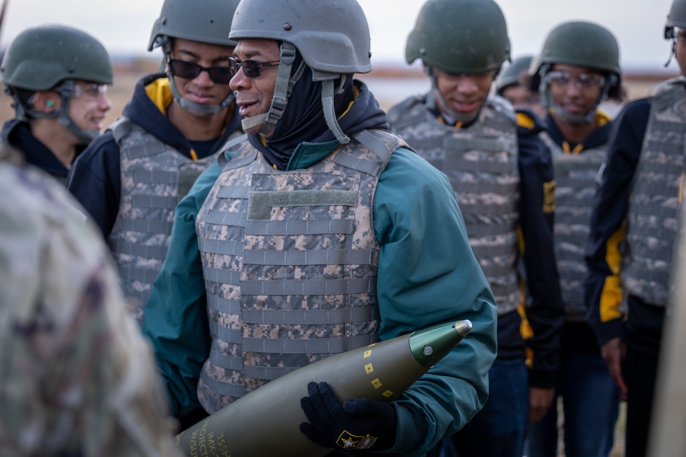 MacArthur Senior High School JROTC cadets visit Fort Sill for hands-on Army experience