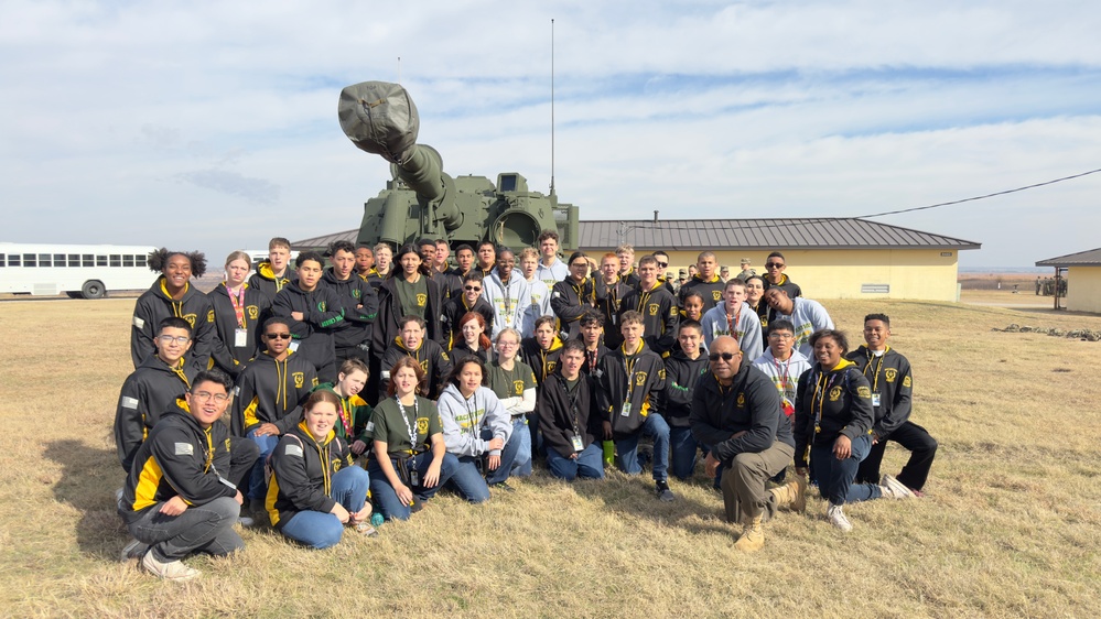 MacArthur Senior High School JROTC cadets visit Fort Sill for hands-on Army experience