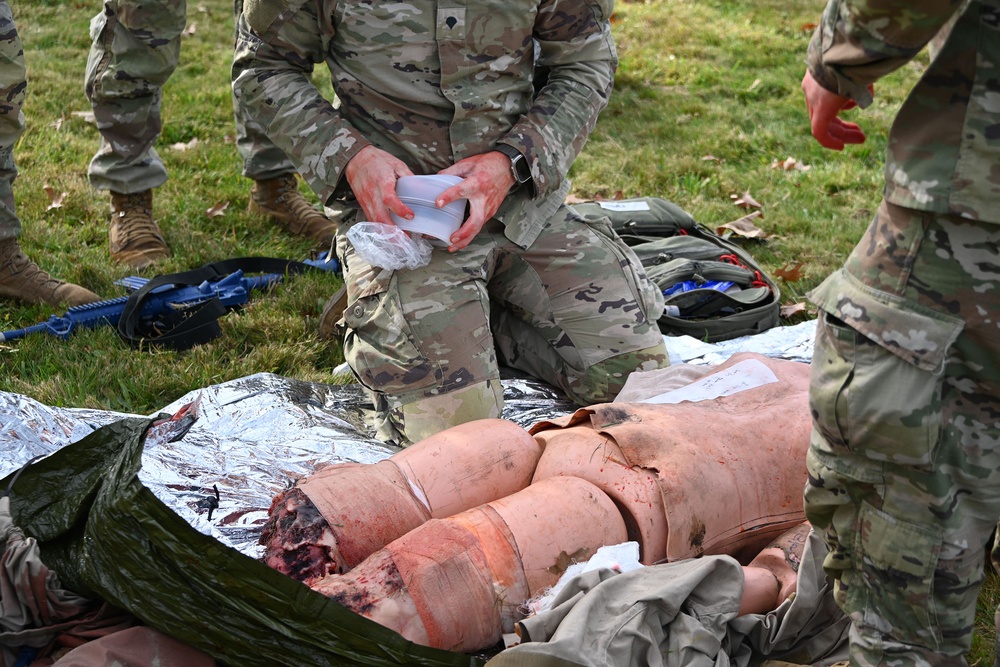 JB MDL Fort Dix 181st Infantry Regiment Combat Medic Training. 15 NOVEMBER 2023