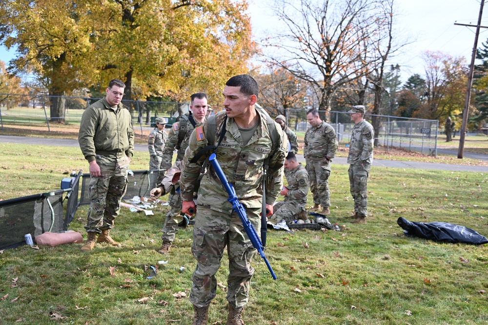 JB MDL Fort Dix 181st Infantry Regiment Combat Medic Training. 15 NOVEMBER 2023