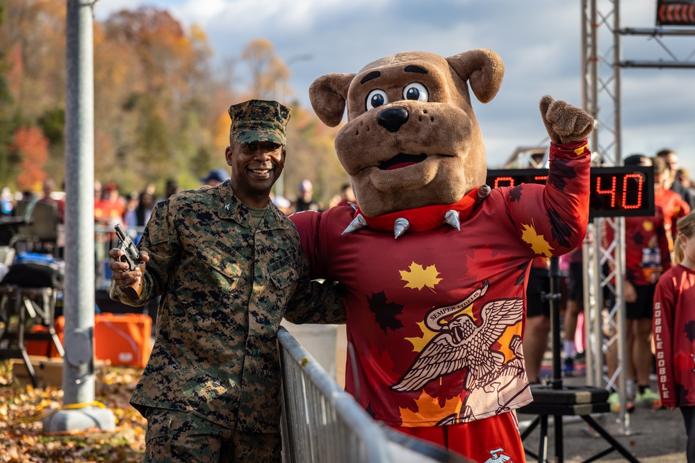 Marine Corps Base Quantico hosts the 2023 Marine Corps Marathon Turkey Trot