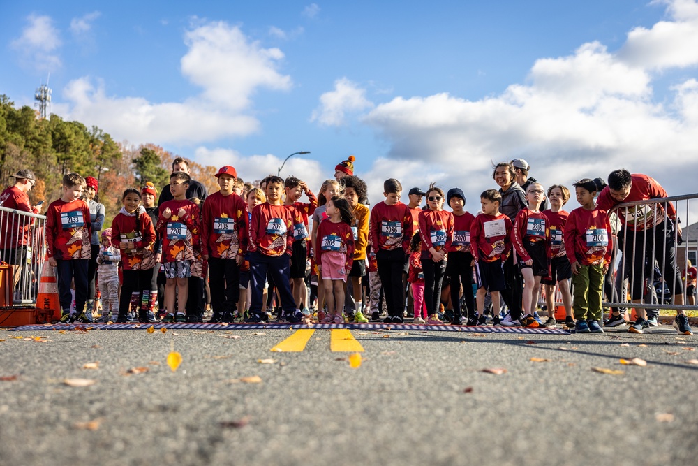 Marine Corps Base Quantico hosts the 2023 Marine Corps Marathon Turkey Trot