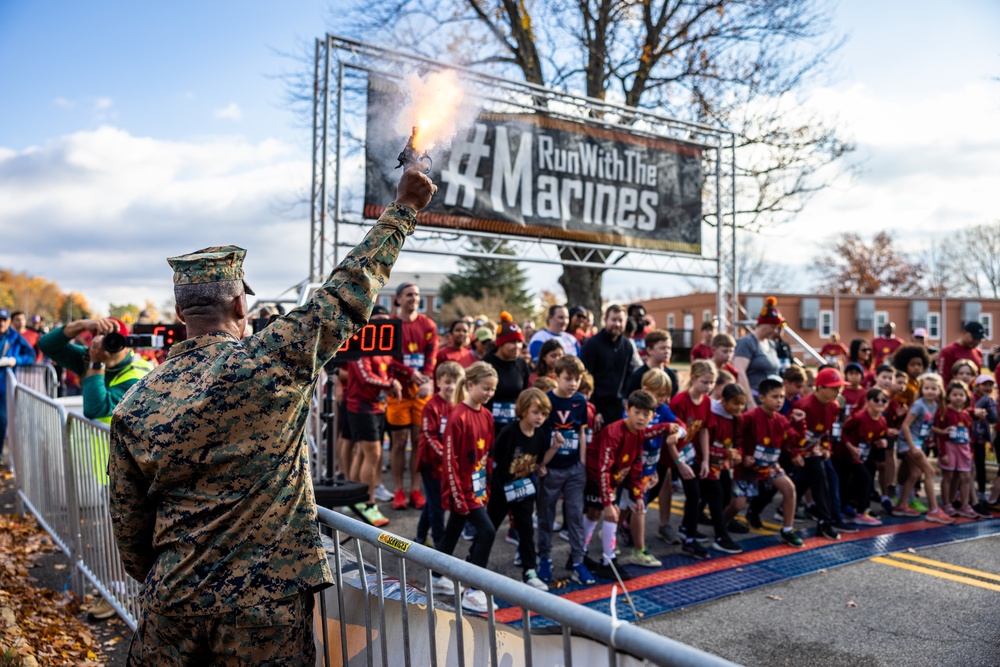 Marine Corps Base Quantico hosts the 2023 Marine Corps Marathon Turkey Trot