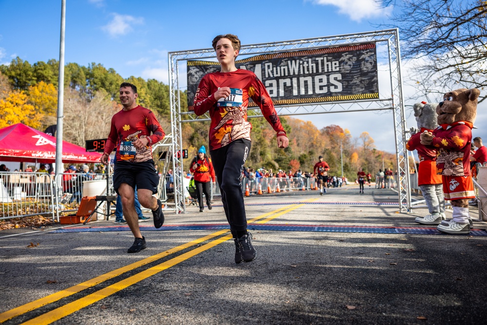 Marine Corps Base Quantico hosts the 2023 Marine Corps Marathon Turkey Trot