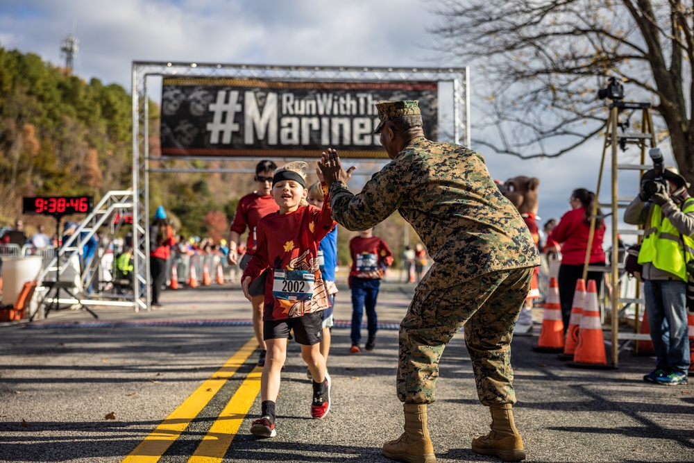 Marine Corps Base Quantico hosts the 2023 Marine Corps Marathon Turkey Trot