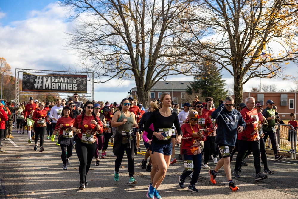 Marine Corps Base Quantico hosts the 2023 Marine Corps Marathon Turkey Trot