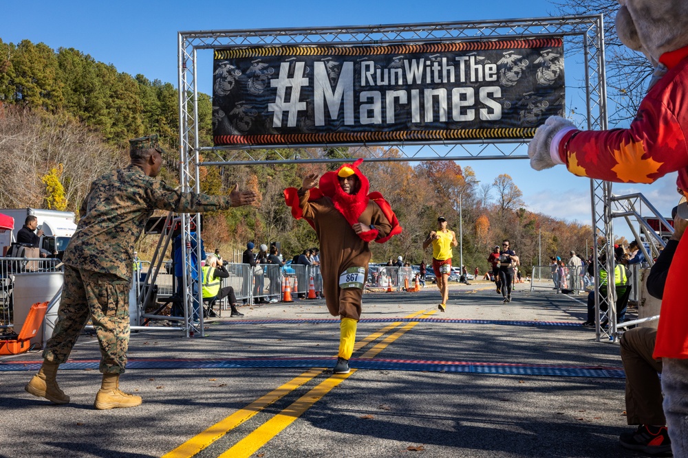 Marine Corps Base Quantico hosts the 2023 Marine Corps Marathon Turkey Trot