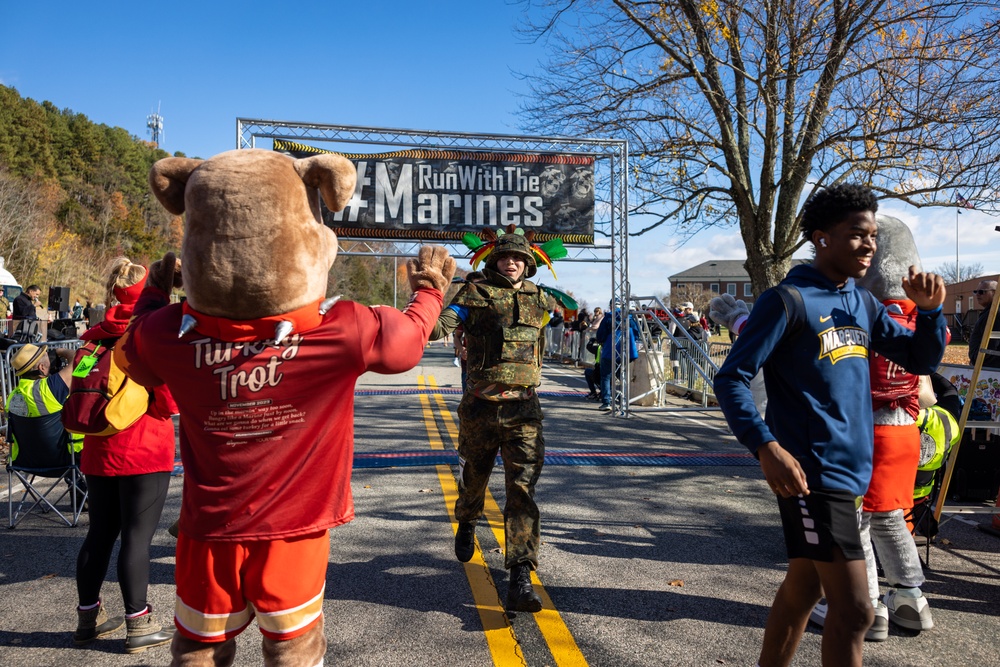 Marine Corps Base Quantico hosts the 2023 Marine Corps Marathon Turkey Trot