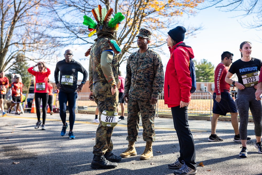 Marine Corps Base Quantico hosts the 2023 Marine Corps Marathon Turkey Trot