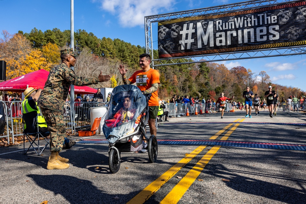 Marine Corps Base Quantico hosts the 2023 Marine Corps Marathon Turkey Trot