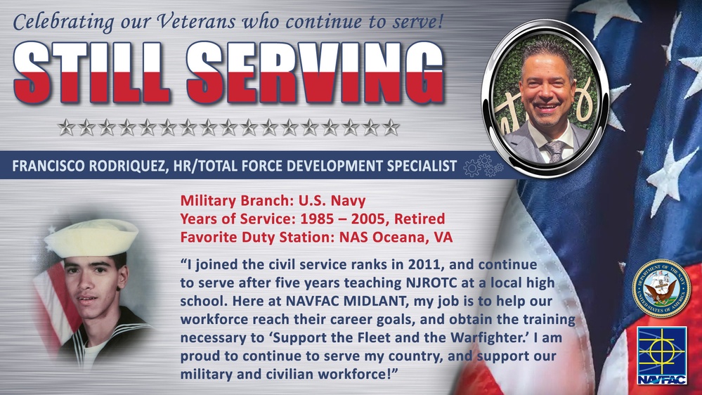 NAVFAC MIDLANT Recognizes its Civilian Workforce of Military Veterans who are &quot;STILL SERVING&quot;